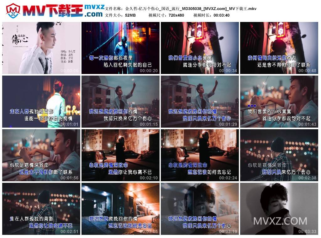 金久哲-亿万个伤心_国语_流行_MD305038